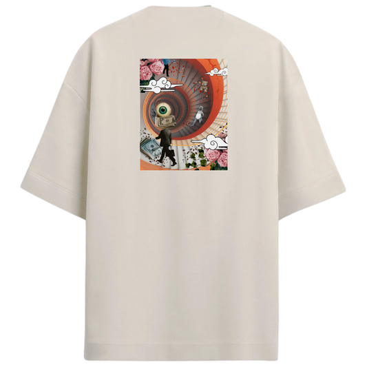 "Camiseta Oversized Time Loops & Memory Fragments" Oversized Premium