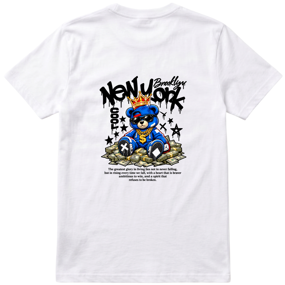 "Camiseta Regular Classic - Royal Bear" Camiseta regular básica