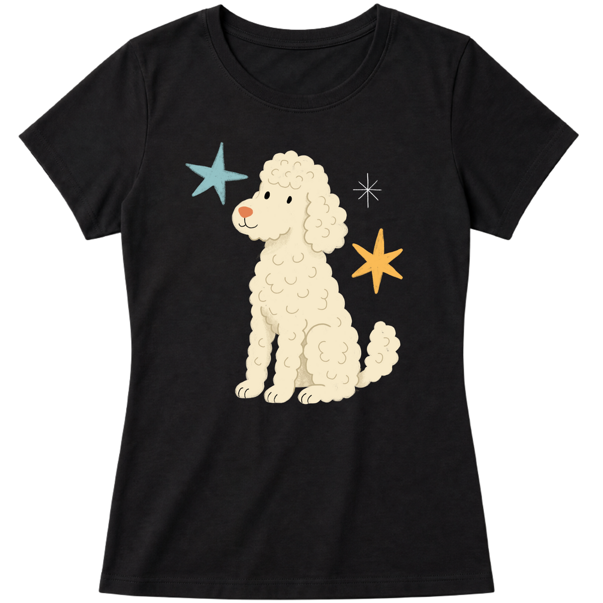 "Poodle" Blusa Baby Look