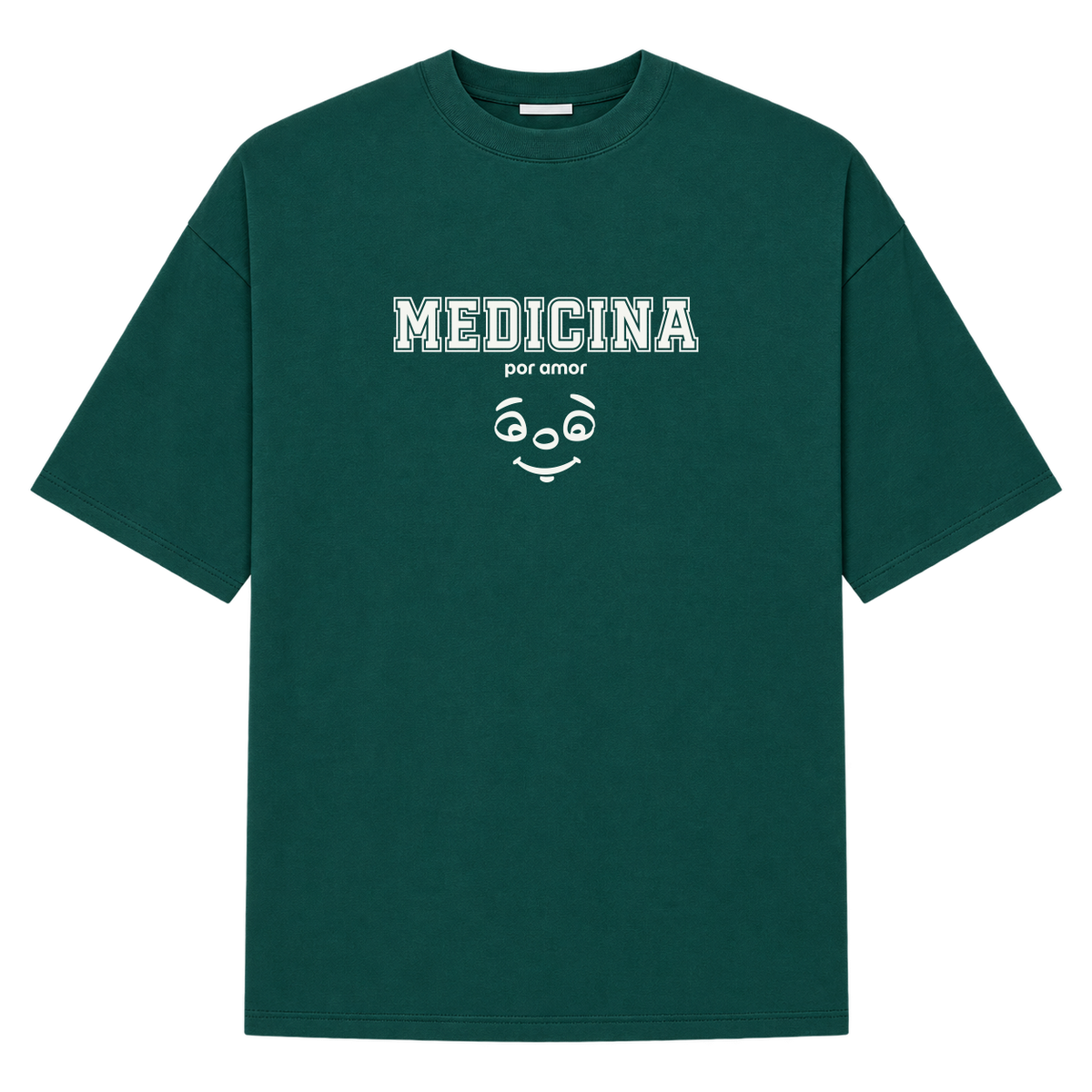 "Medicina" Camiseta Oversized Suedine 220g