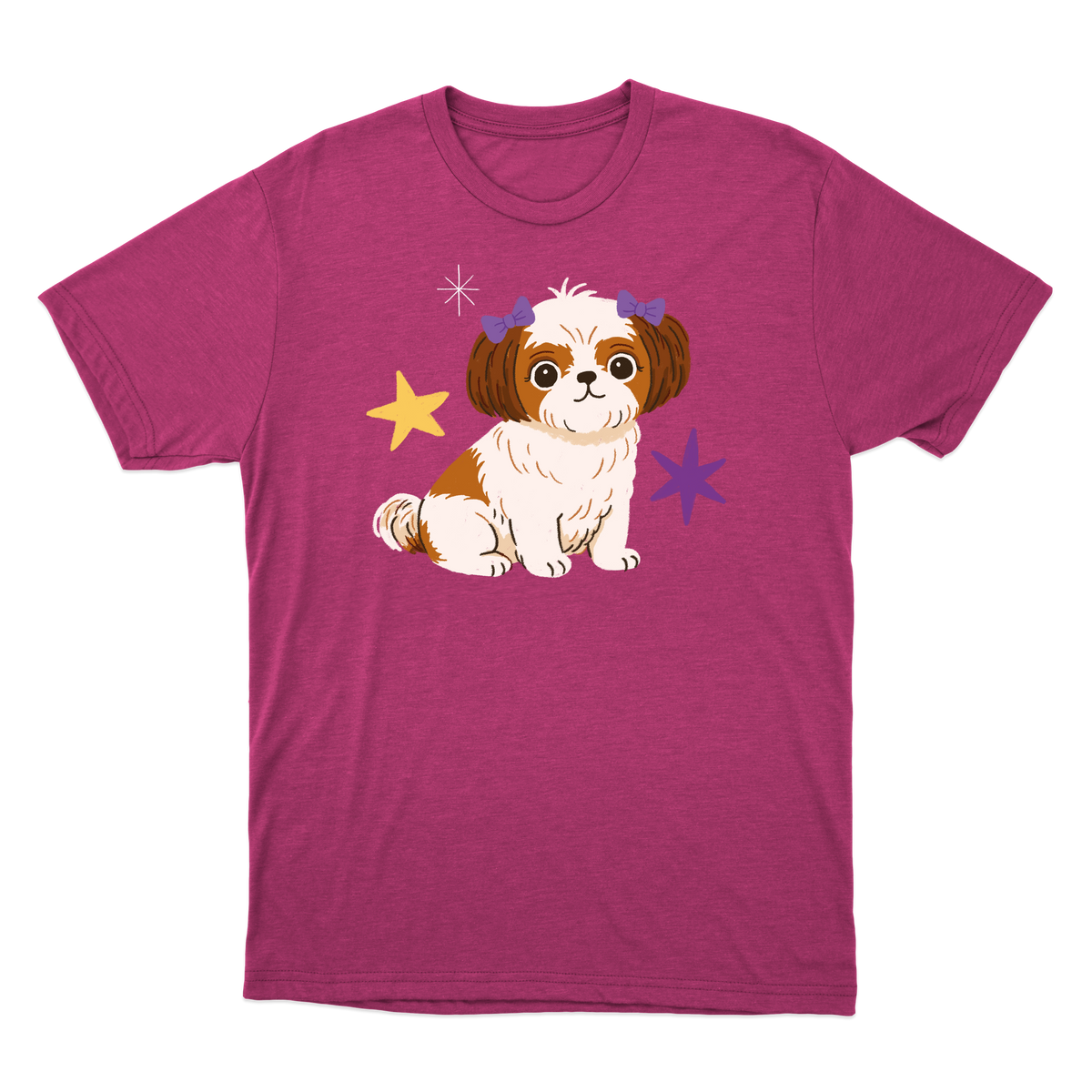 "Shih-tzu" Camiseta Básica Unissex