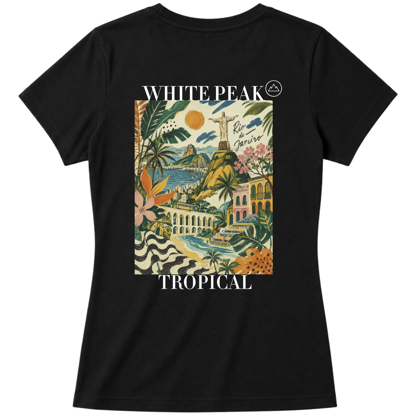 "TROPICAL" Blusa Baby Look