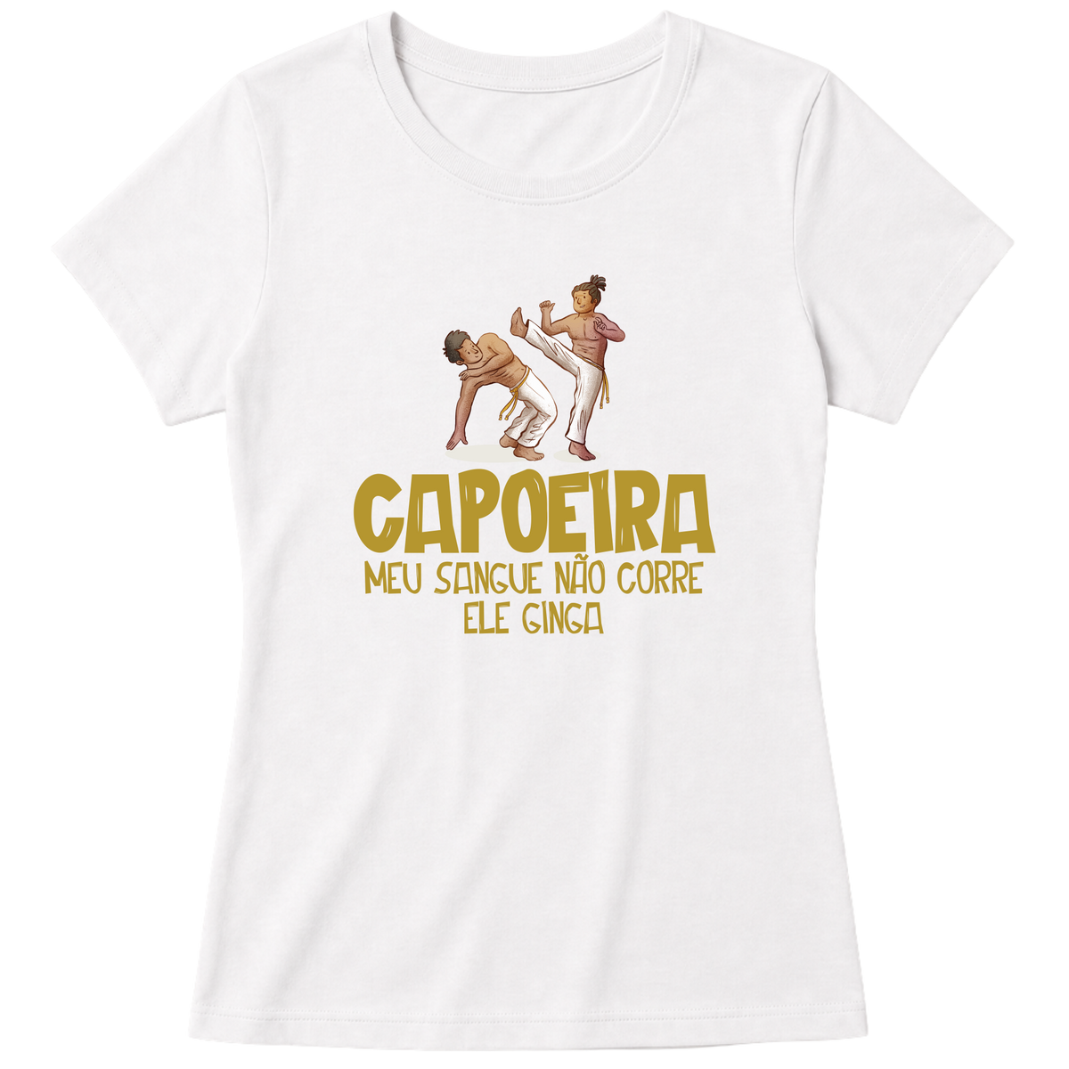 "Capoeira #01" Blusa Baby Look