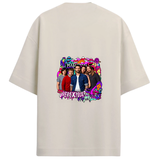 "Maroon 5 - Overexposed" Camiseta Oversized Premium