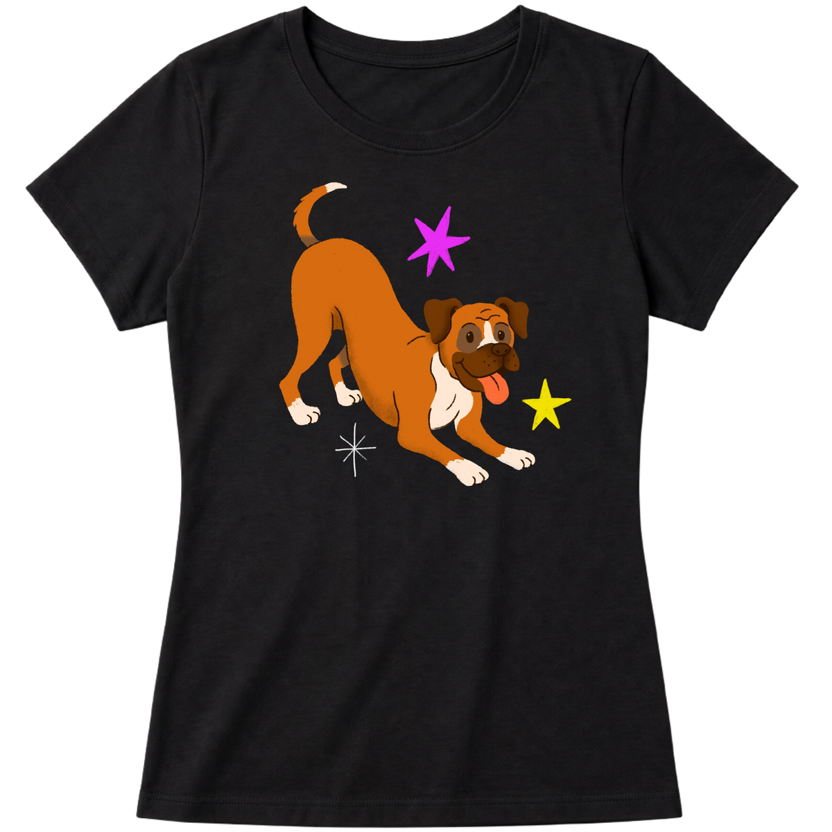 "Boxer" Blusa Baby Look