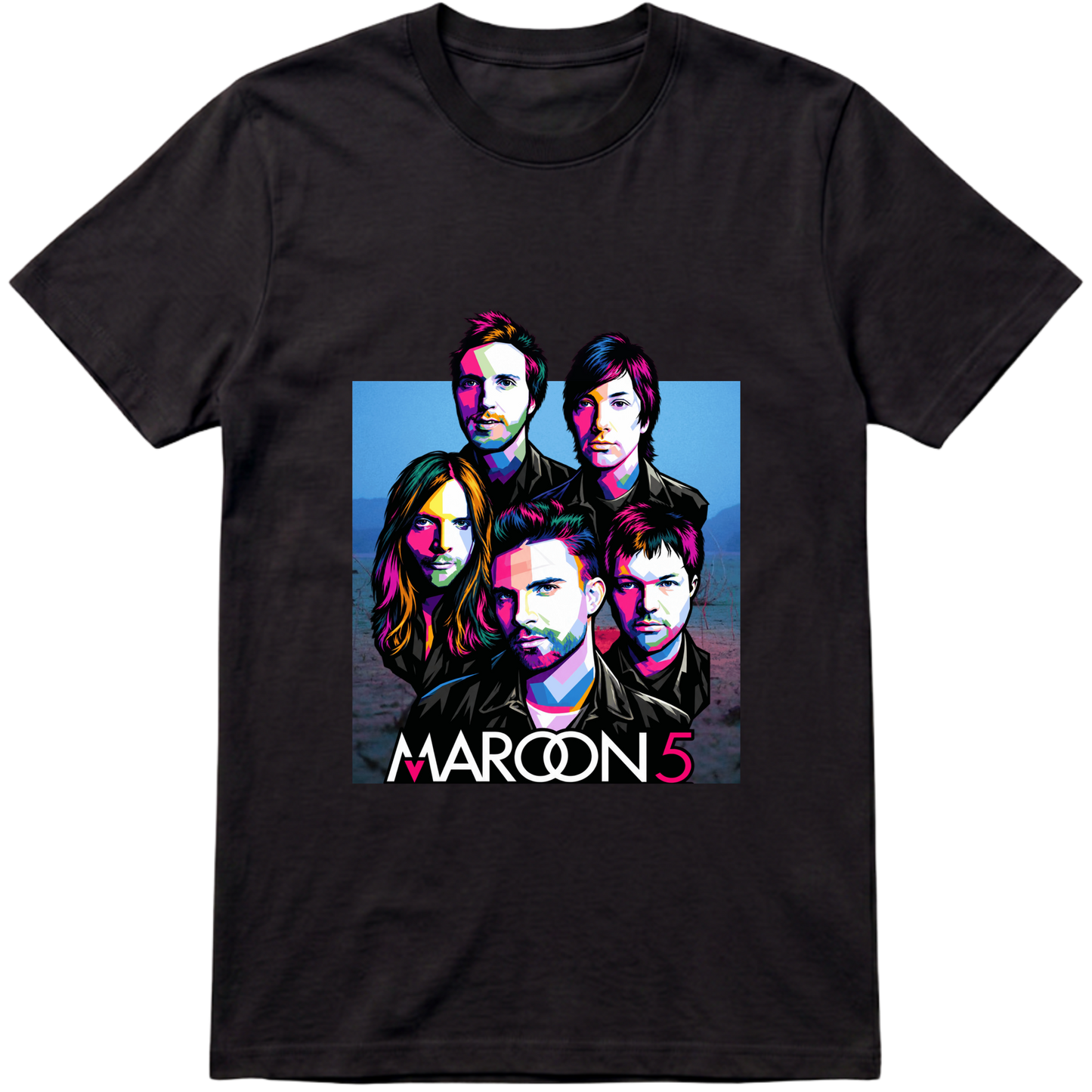 "Maroon 5 - Colors" Camiseta Premium Unissex