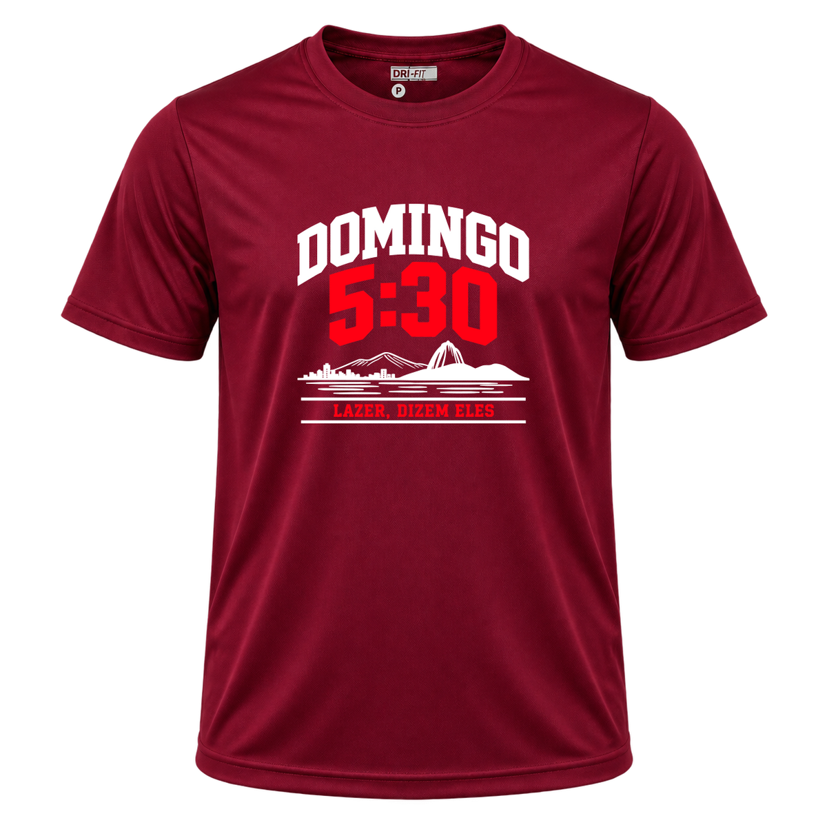 "Domino 5:30" Camiseta Dryfit Masculina Basic