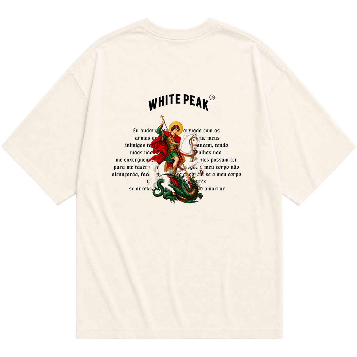 "WHITE PEAK são jorge" Oversized Básica 30.1