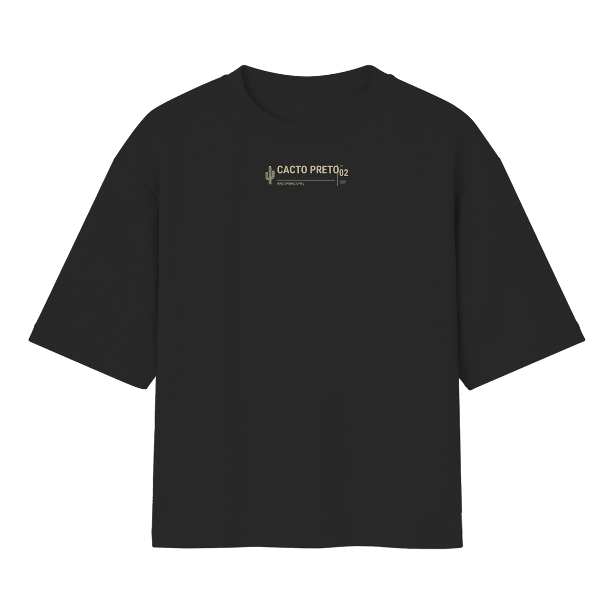 "Camiseta Oversized Assinatura Linear" Oversized Básica 30.1