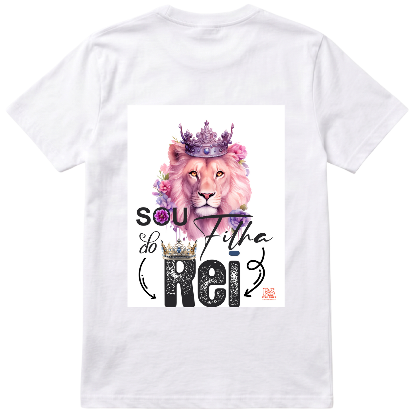 "SOU FILHA DO REI" Camiseta Premium Unissex Bunker Studios