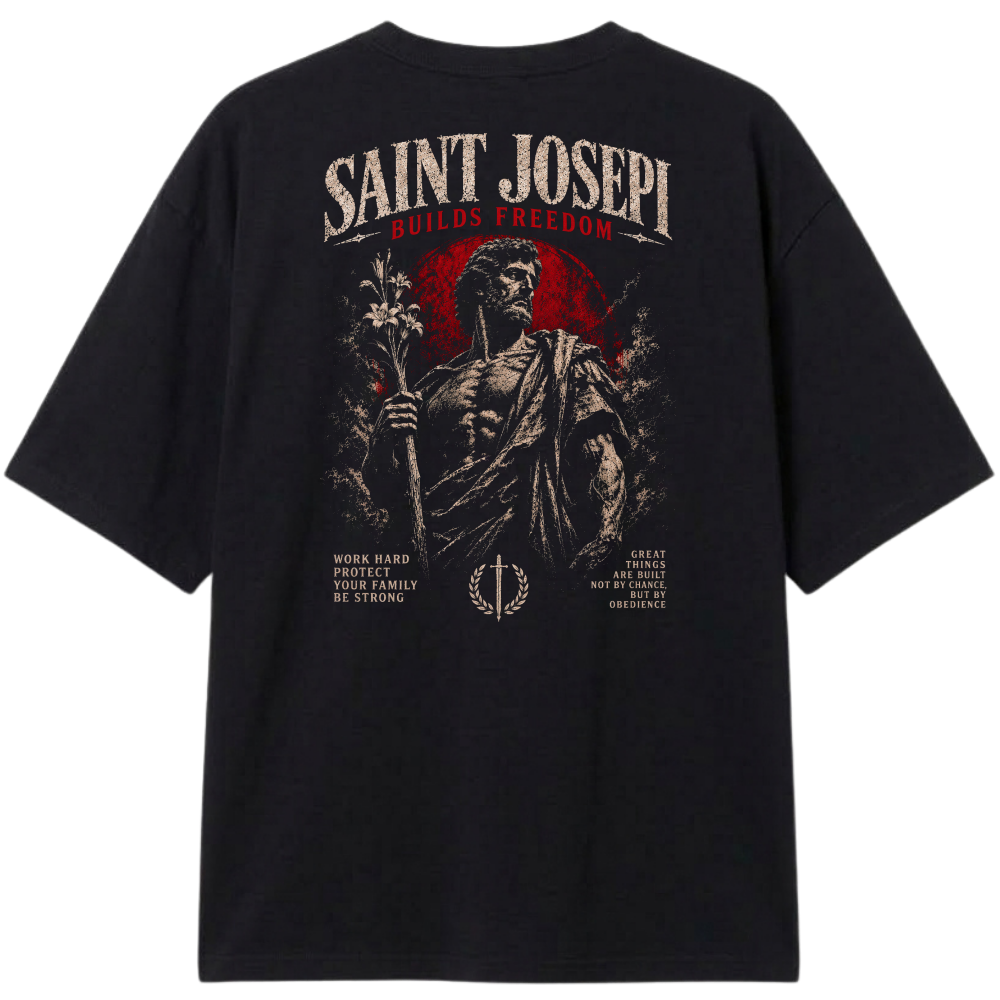 "Oversized Saint Joseph" Camiseta Oversized Classic