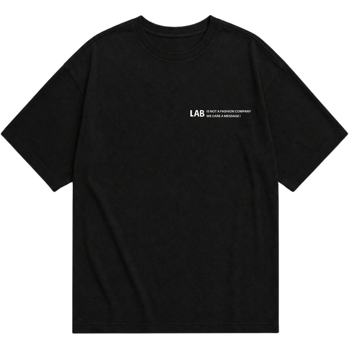 "CAMISA OVERSIZED - LAB Is not a fashion company" Oversized Básica 30.1