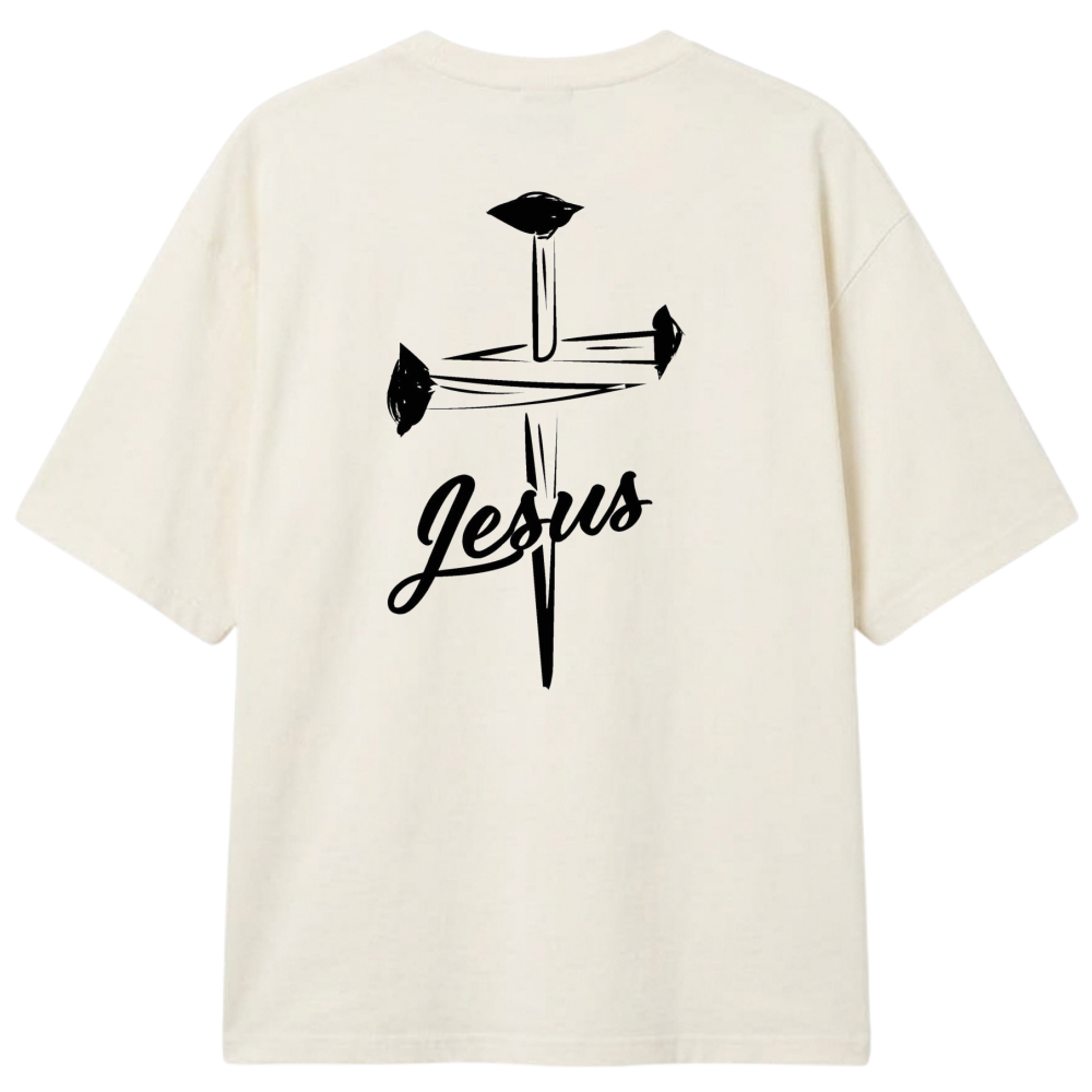 "Camiseta Oversized Classic Jesus" Camiseta Oversized Classic