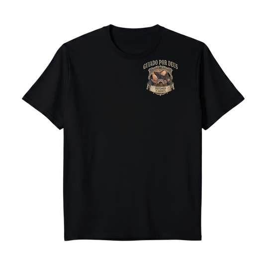 "Estampa GUIADO POR DEUS" Camiseta Premium Unissex Bunker Studios
