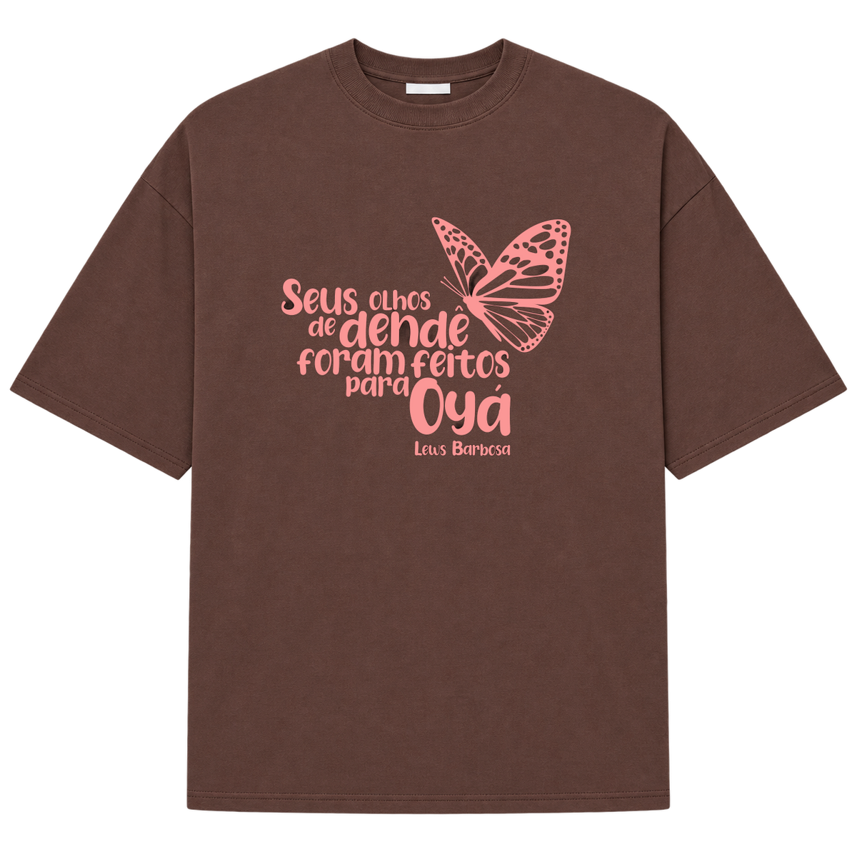 "Olhos de Dendê" Camiseta Oversized Suedine 220g