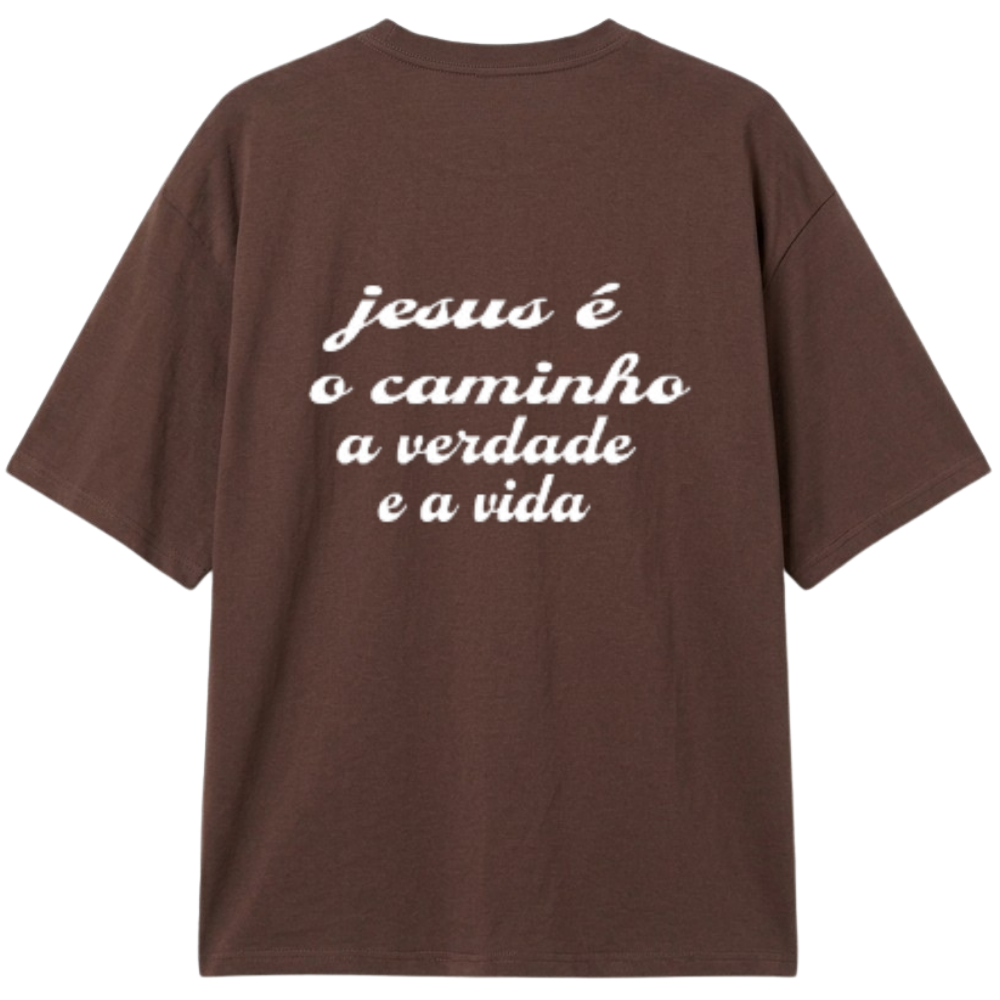 "Produto Cristo , o caminho" Camiseta Oversized Classic