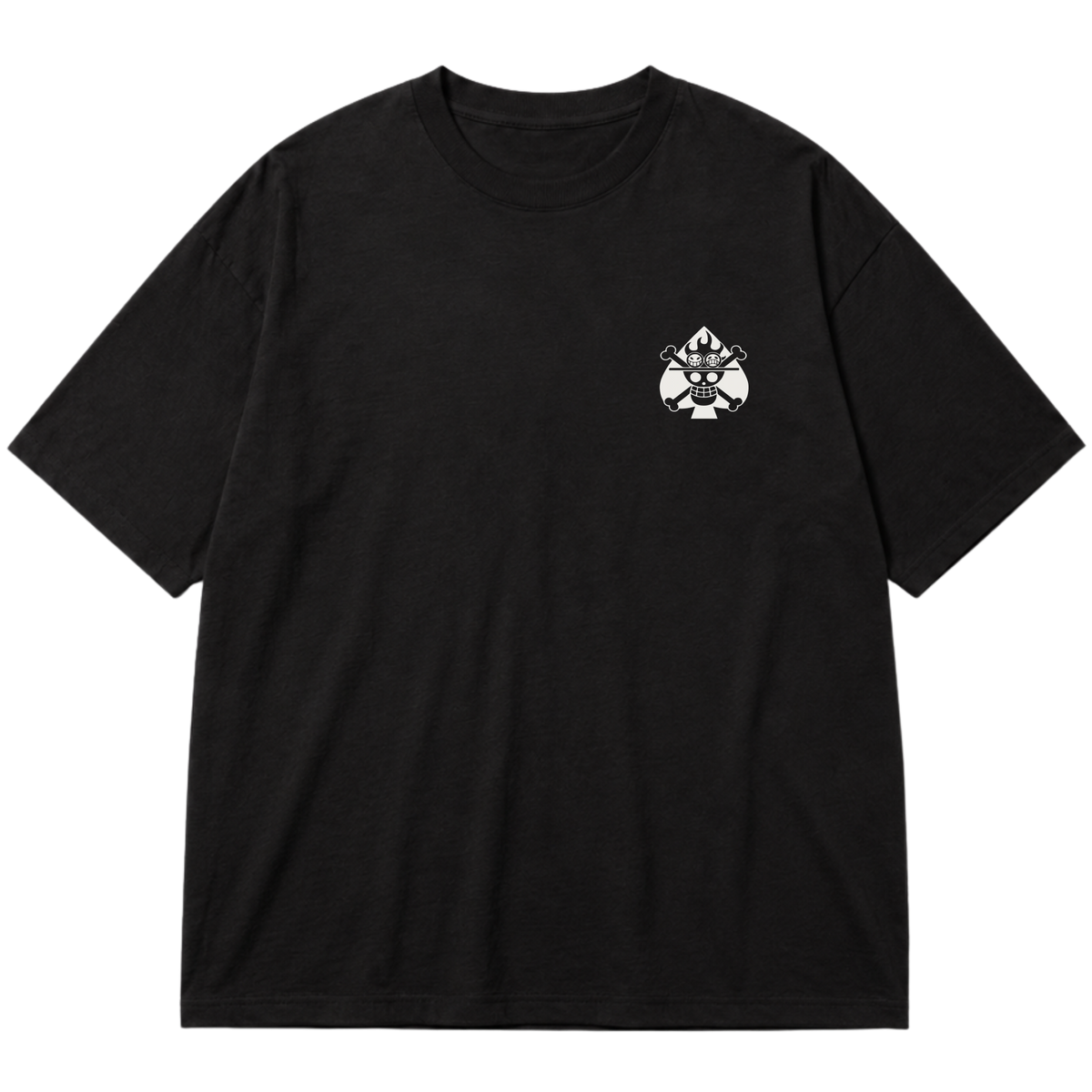 "Camiseta - Ace One Piece - Oversized Cotton" Oversized Premium 96% algodão 4% Elastano