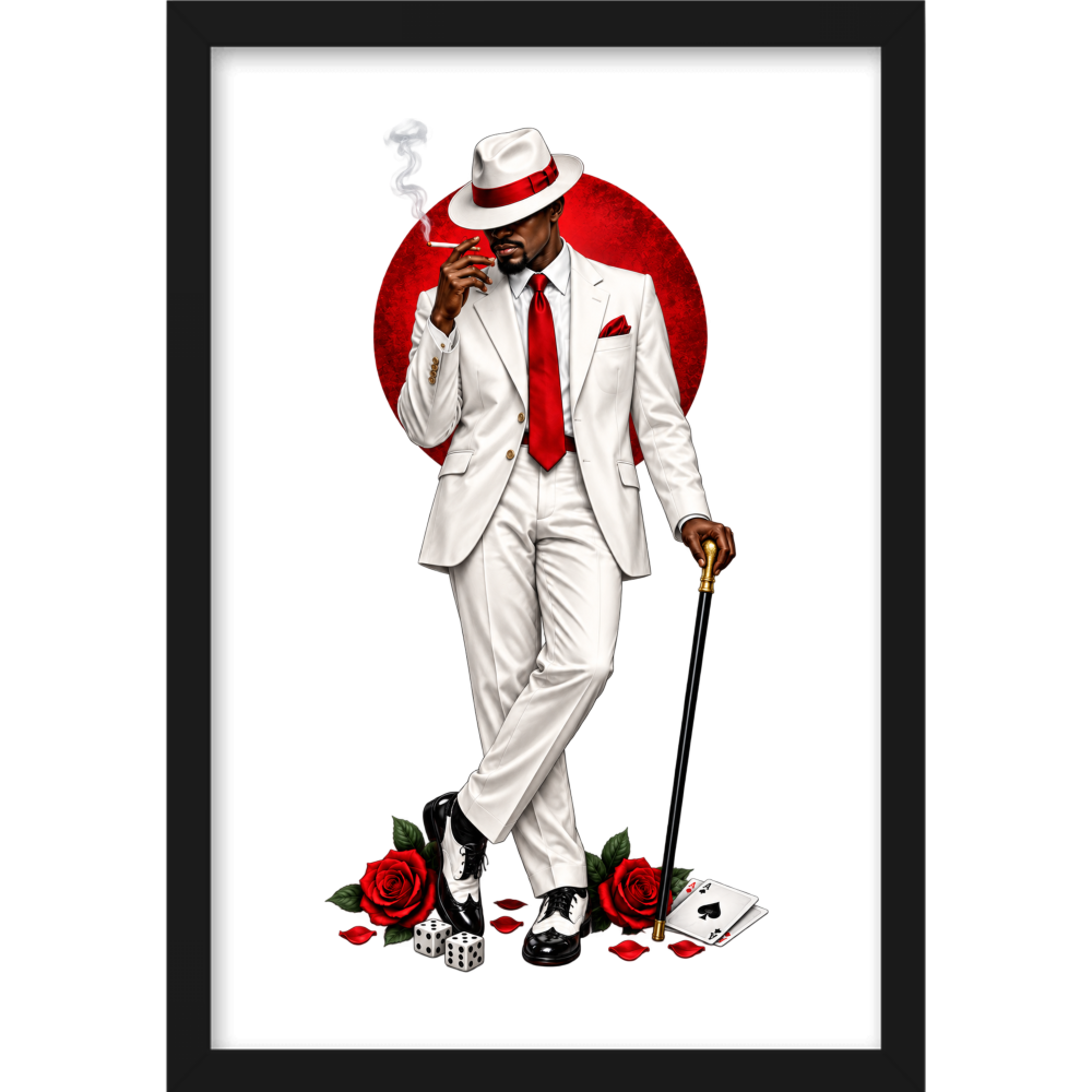 ""Seu Zé" Full Art - Quadro Tradicional" Quadro tradicional sem vidro acrílico