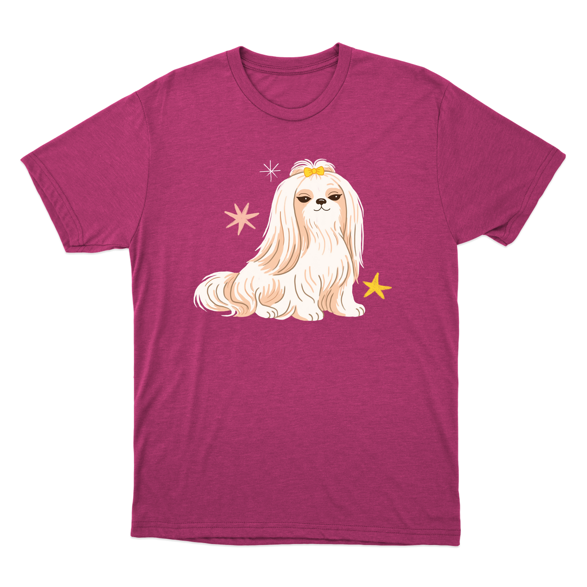 "Lhasa apso" Camiseta Básica Unissex