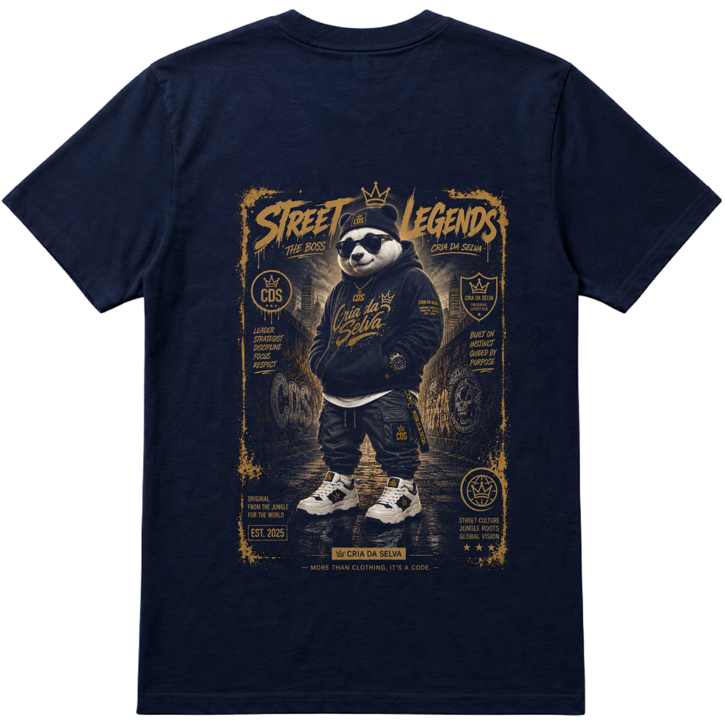 "Pandiko CDS The Boss" Camiseta Premium Unissex Bunker Studios