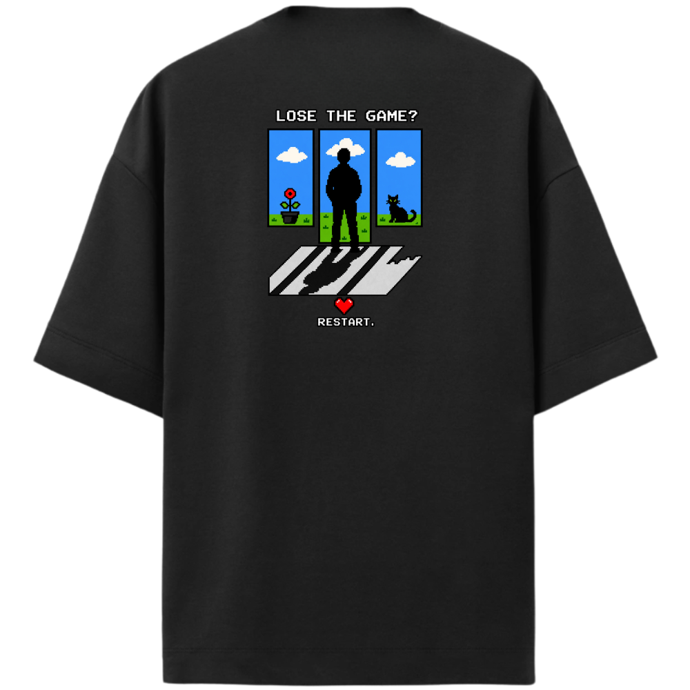 "Camiseta Oversized Barnz Restart" Oversized Premium