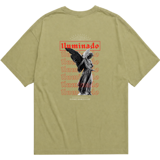 "Camiseta Oversized Iluminado" Camiseta Oversized Básica