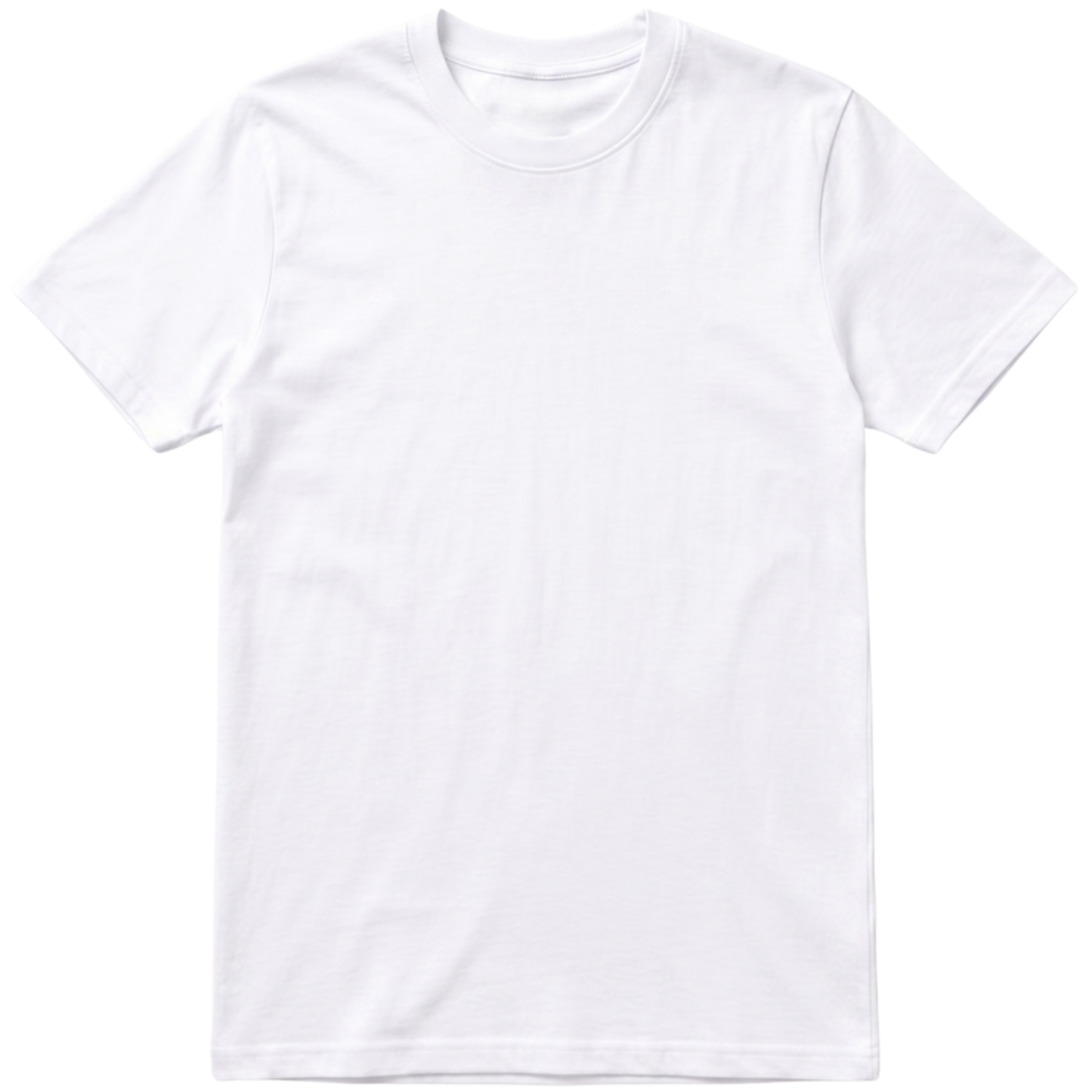 "Camisa lisa regular Basic" Camiseta Regular 100% Algodão Penteado LISO