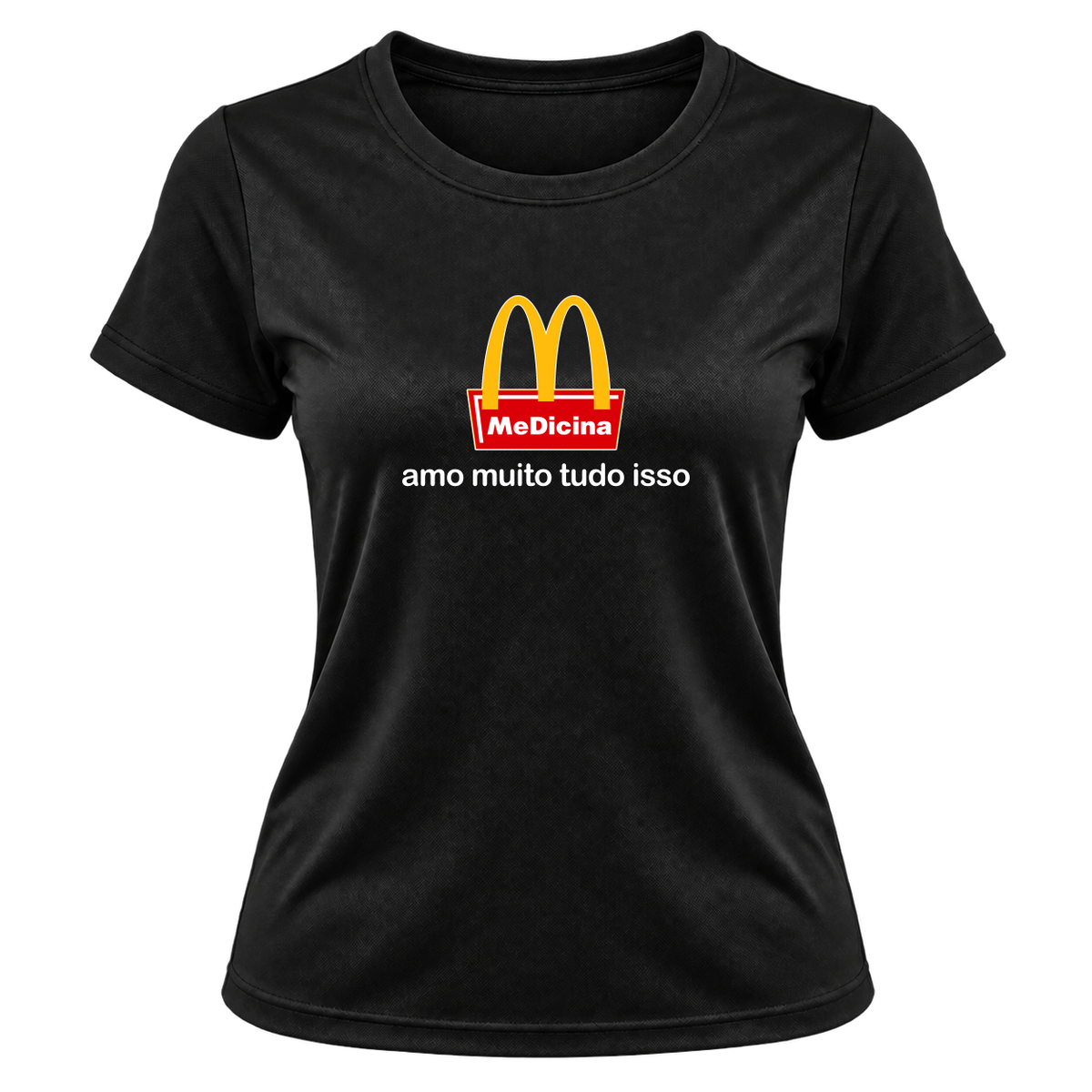 "MeDicina SOS Luma" Camiseta Dryfit Feminina Basic