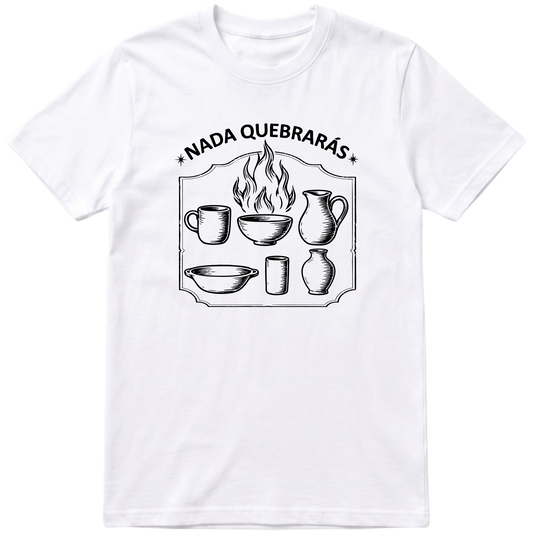 "nada quebraras" Camiseta Básica Unissex