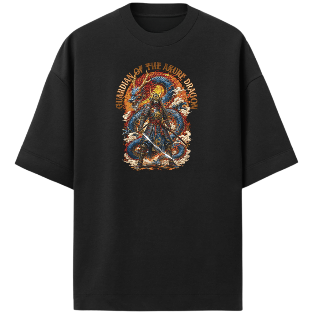 "SAMURAI & BLUE DRAGON" Oversized Premium
