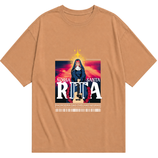 "Santa Rita Lee" Camiseta Oversized Básica