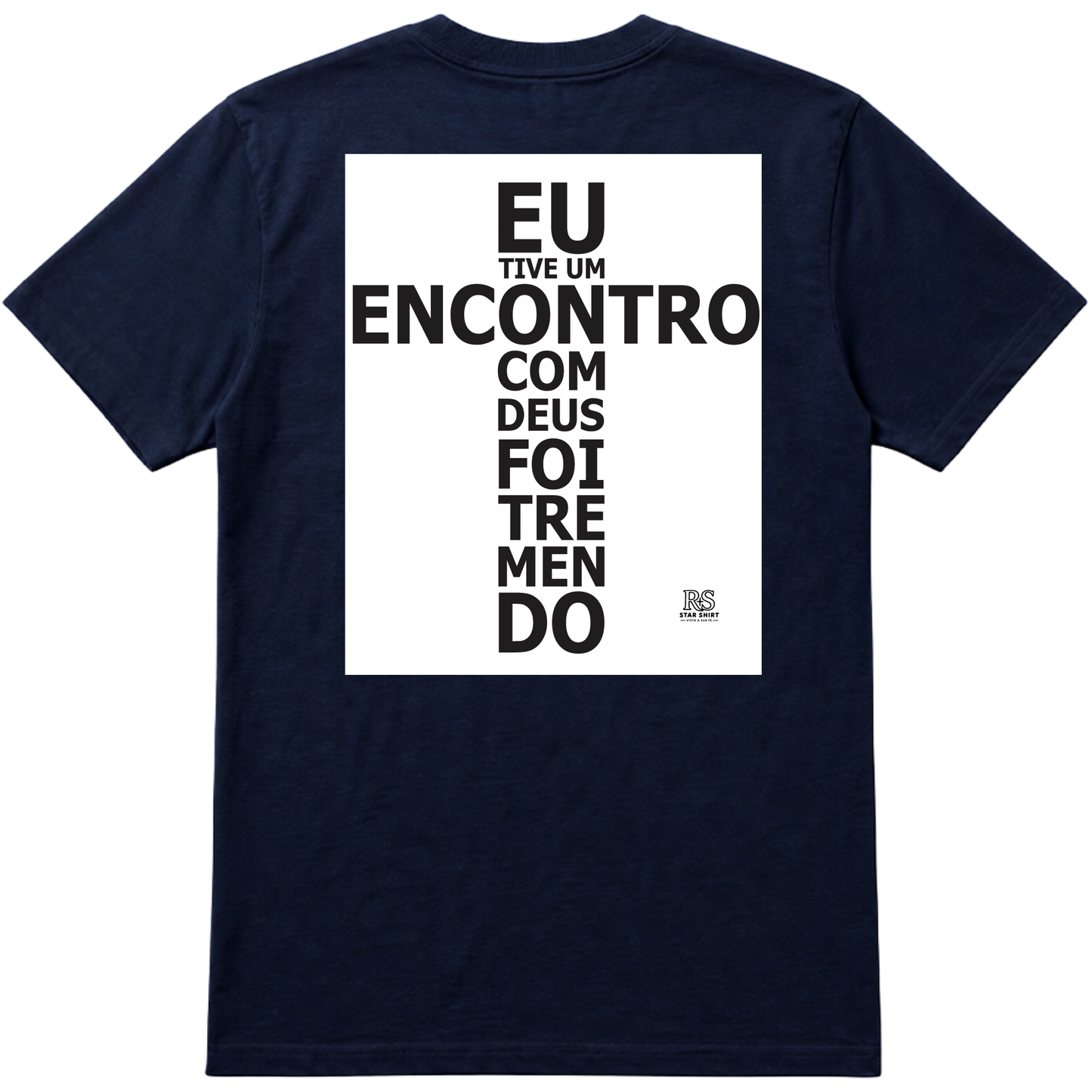 "ENCONTRO COM DEUS" Camiseta Premium Unissex Bunker Studios