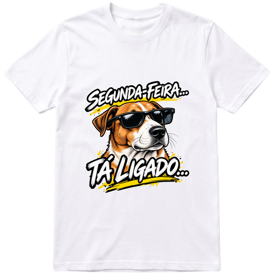 "Camiseta Basic Segunda-Feira" Camiseta Premium Unissex Bunker Studios