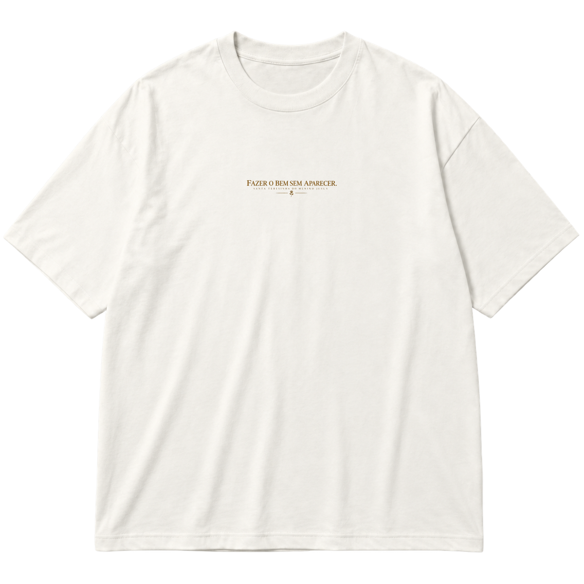 "Santa Teresinha do Menino Jesus" Oversized Premium 96% algodão 4% Elastano