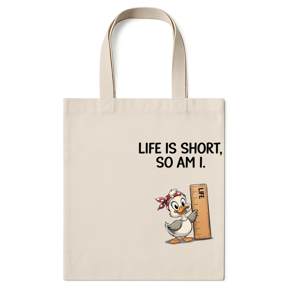 "ecobag a vida é curta" Ecobag