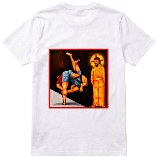 "Camiseta Regular Essential Fé em Cada Queda" Camiseta Premium Unissex