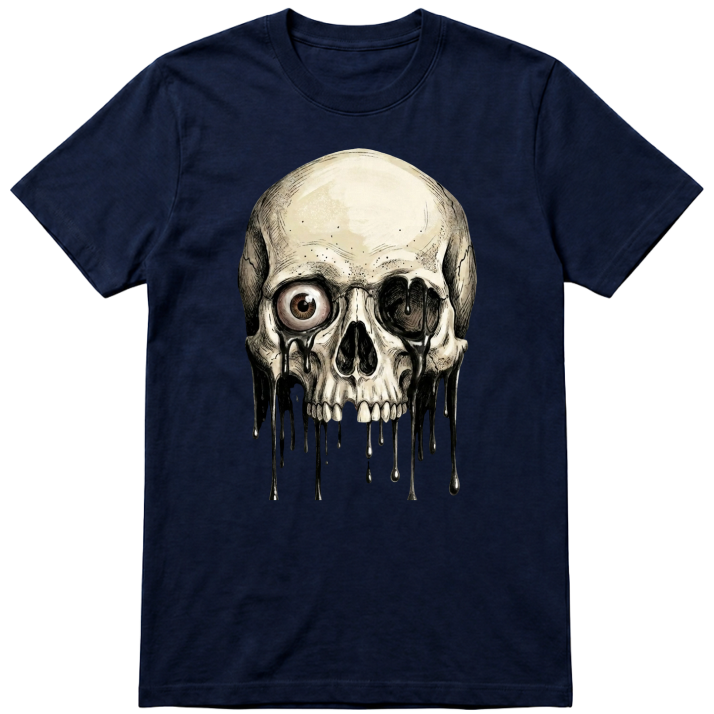 "Camiseta Regular Classic Caveira Mea Culpa" Camiseta regular básica