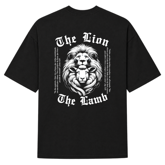 "The Lion The Lamb" Camiseta Oversized Suedine 220g