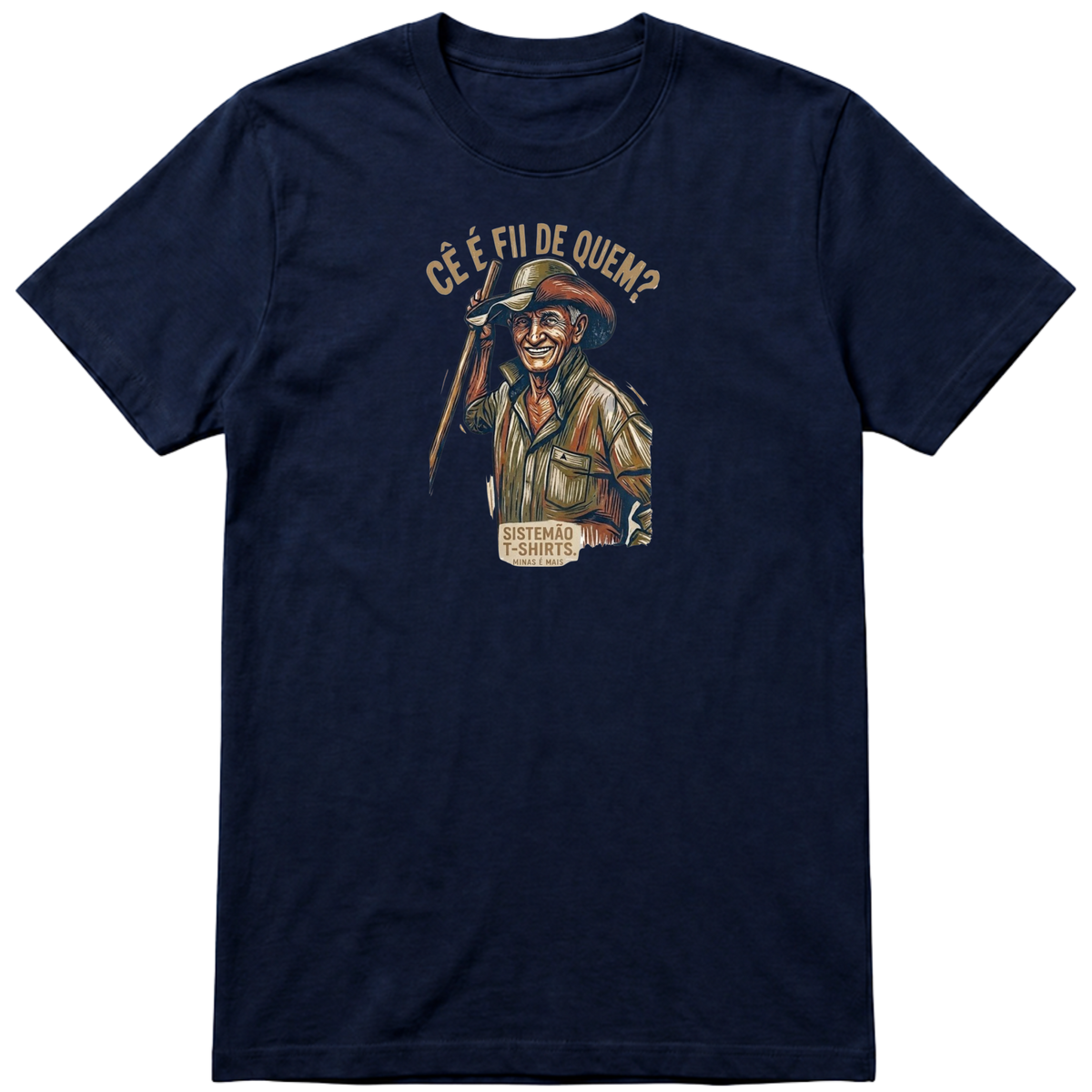 "Estampa/FII DE QUEM" Camiseta Premium Unissex Bunker Studios