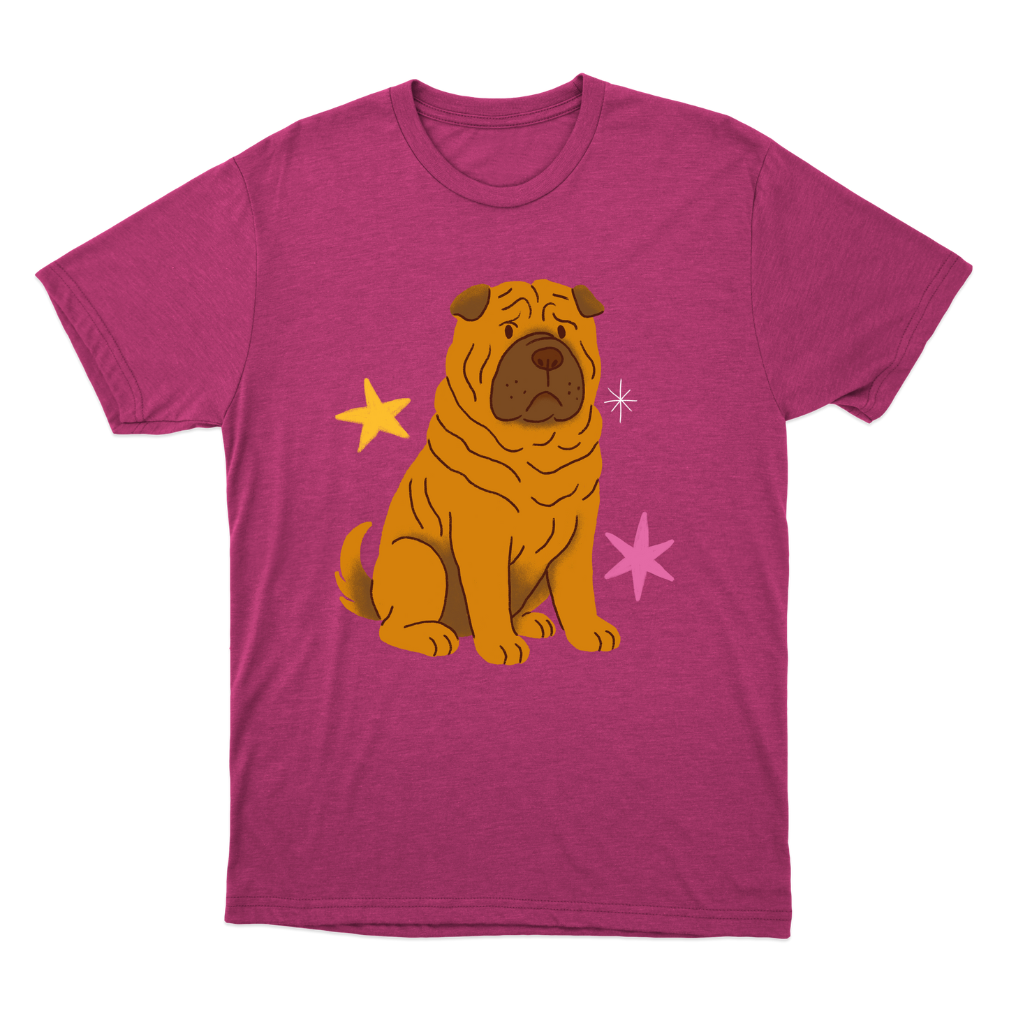 "Sharpei" Camiseta Básica Unissex