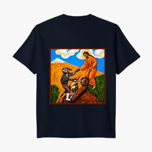 "Camiseta Premium Unissex Jesus Levanta os Destemidos" Camiseta Premium Unissex