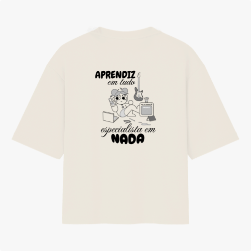 Camiseta Aprendiz em Tudo