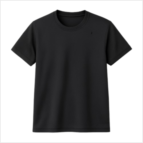 Camiseta sem estampa.