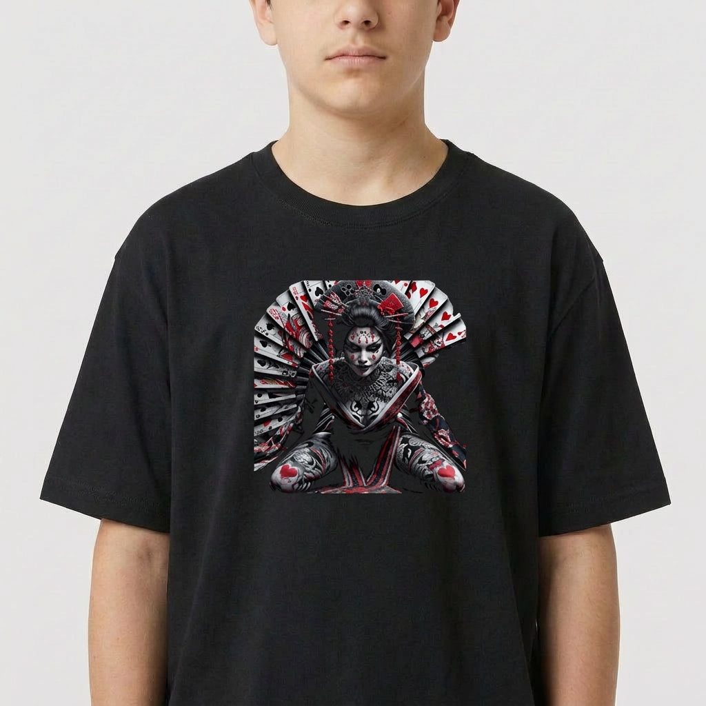 "CARDS" Camiseta Juvenil 10 a 16 anos