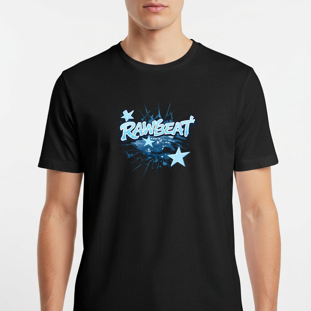 "Camiseta Regular Midnight Graffiti" Camiseta Básica Unissex