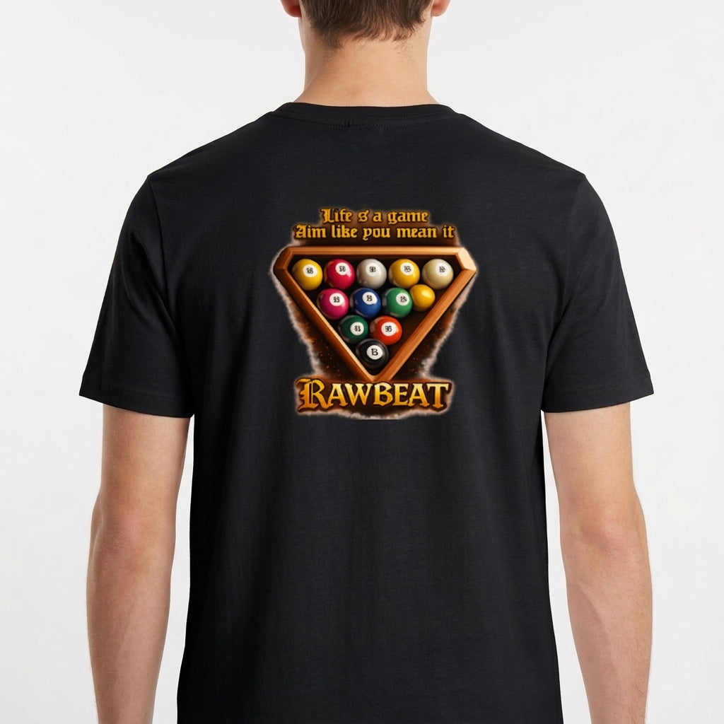 "Camiseta Regular "Life's a Game"" Camiseta Básica Unissex