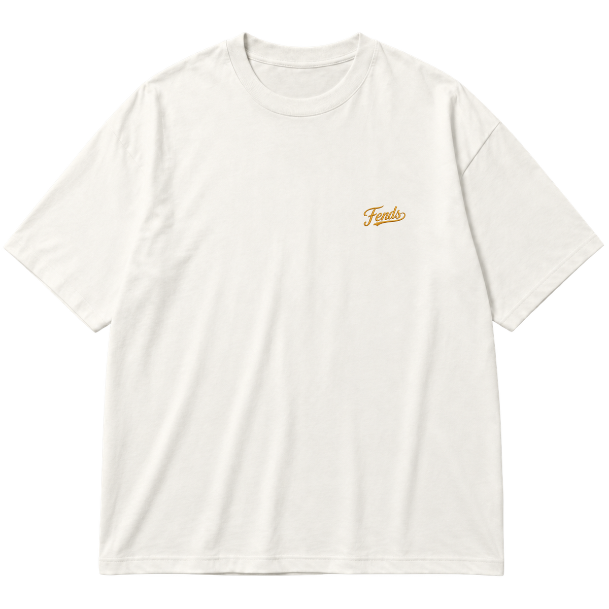 "FENDS | AGAPE" Oversized Premium 96% algodão 4% Elastano