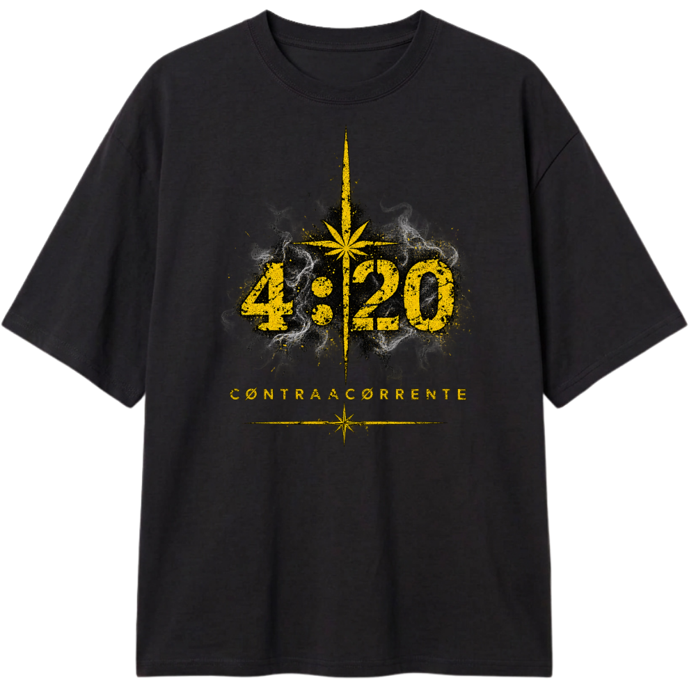 "Oversized Classic #028 - CØNTRAACØRRENTE" Camiseta Oversized Classic