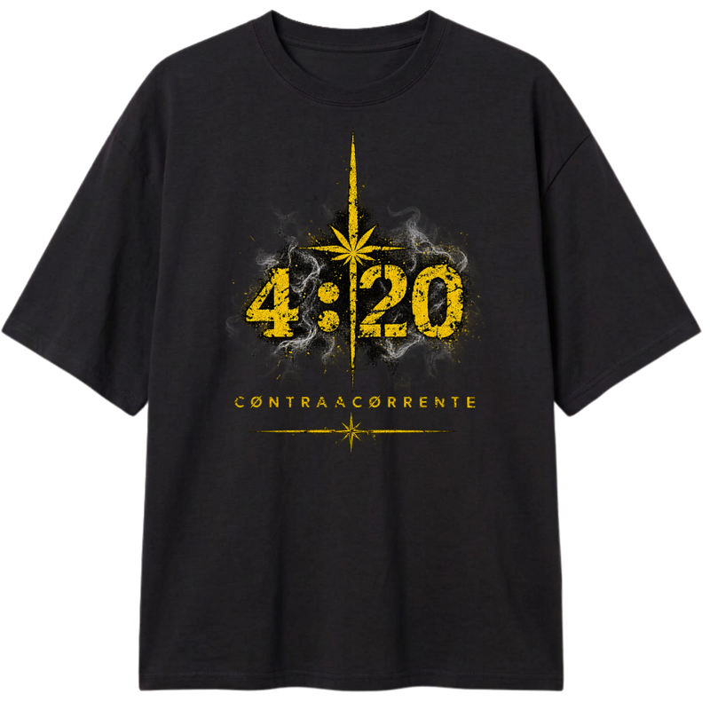 "Oversized Classic #028 - CØNTRAACØRRENTE" Camiseta Oversized Classic