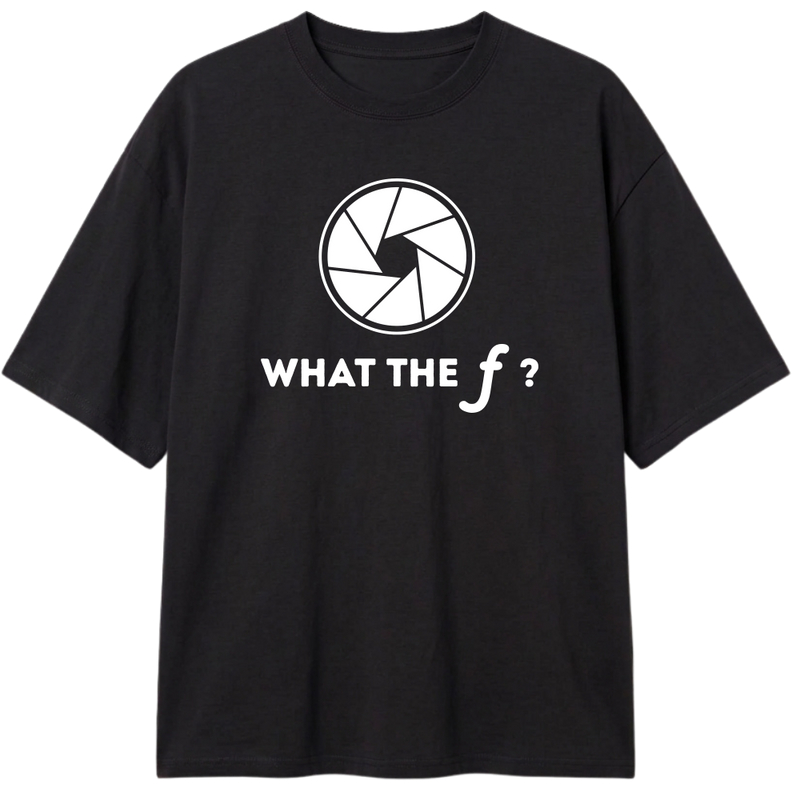 "What the F? - Oversized Preta/Chocolate" Camiseta Oversized Classic